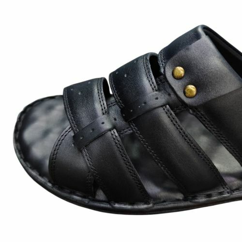 Tardelli Büyük Numara Erkek Terlik Siyah