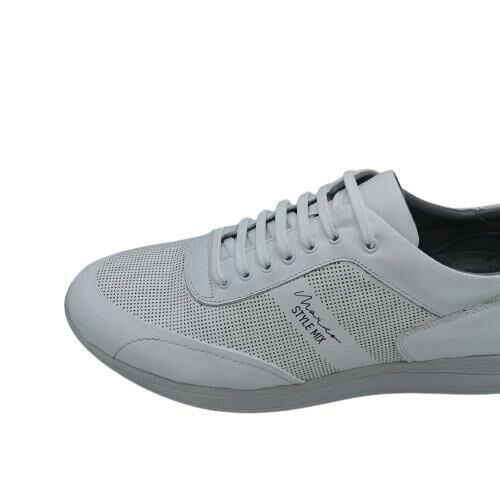 King Shoes 4459 Beyaz Büyük Numara Spor Erkek Ayakkabı
