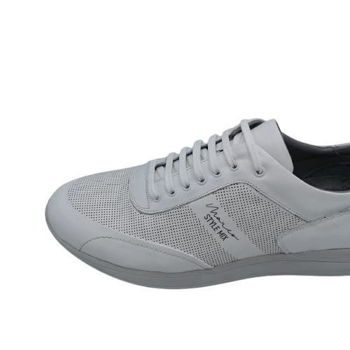 King Shoes 4459 Beyaz Büyük Numara Spor Erkek Ayakkabı