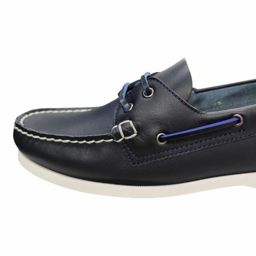 King Shoes Lacivert Tımbırlant Ayakkabı