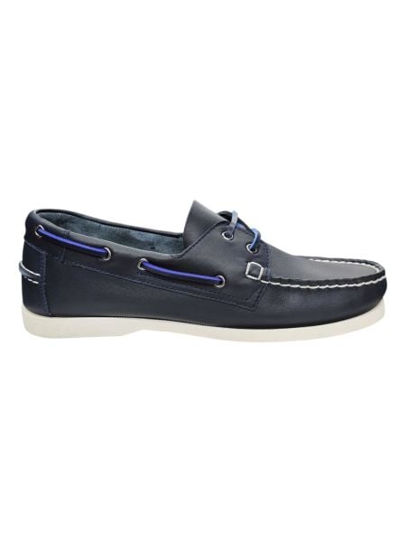 King Shoes Lacivert Tımbırlant Ayakkabı