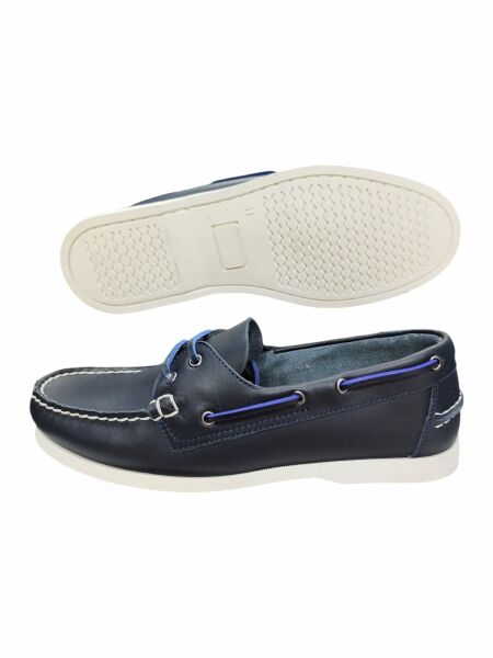 King Shoes Lacivert Tımbırlant Ayakkabı