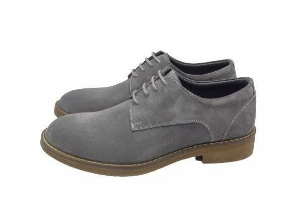 Güvener Klasik Gri Süet Erkek Ayakkabı AU05