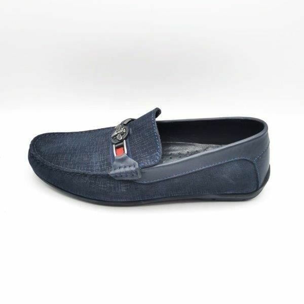 King Shoes AU4020  Lacivert Süet Erkek Ayakkabısı