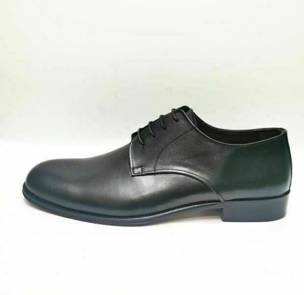 Büyük Numara Siyah Klasik Erkek Ayakkabı