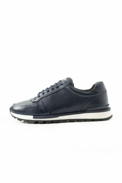 King Shoes Lacivert Günlük Erkek Ayakkabı