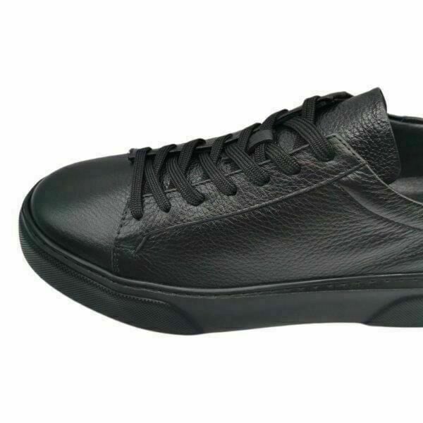 King Shoes CB2501 Siyah Deri Sneaker Erkek Ayakkabı