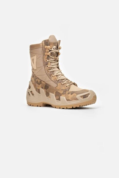 1092 V-CLUTCH ON DUTY NUBUK ERKEK BOT BEJ KAMUFLAJ