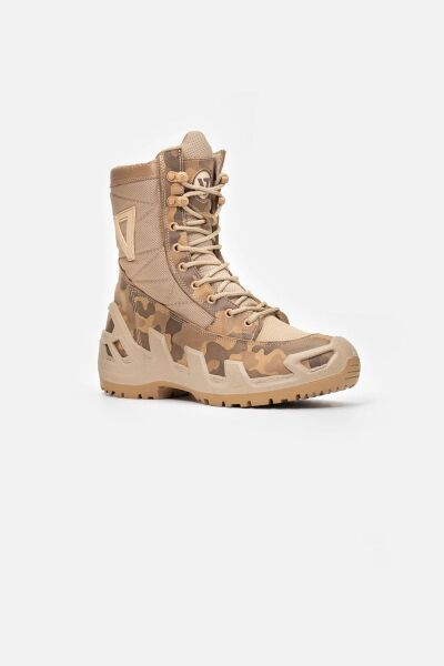 1092 V-CLUTCH ON DUTY NUBUK ERKEK BOT BEJ KAMUFLAJ