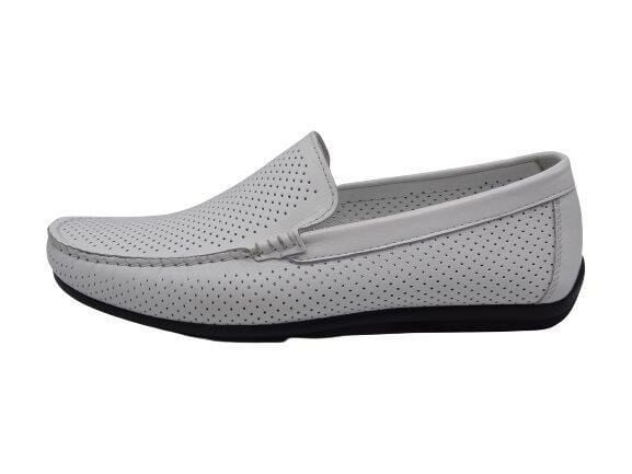 King Shoes 3221 Beyaz Erkek Ayakkabı