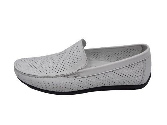 King Shoes 3221 Beyaz Erkek Ayakkabı