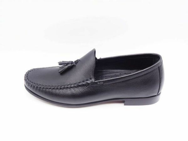 King Shoes Siyah Yazlık Erkek Ayakkabı AU542