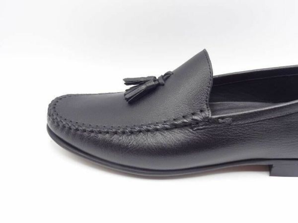 King Shoes Siyah Yazlık Erkek Ayakkabı AU542