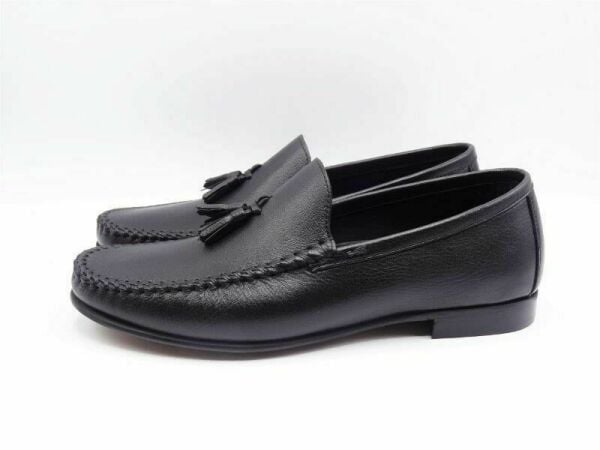 King Shoes Siyah Yazlık Erkek Ayakkabı AU542