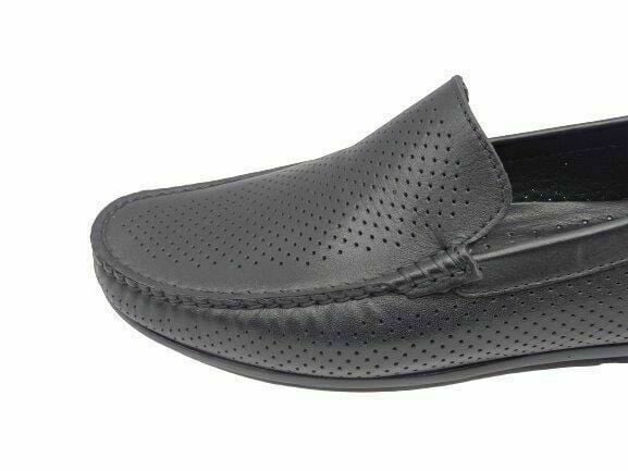 King Shoes 3221 Siyah Yazlık Erkek Ayakkabı