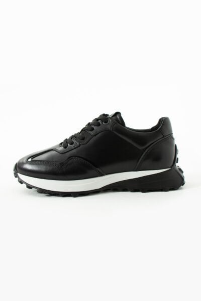 Libero Siyah Deri Erkek Sneaker