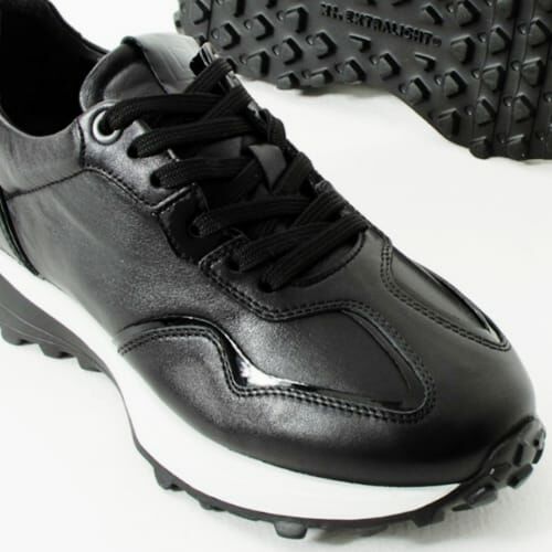 Libero Siyah Deri Erkek Sneaker