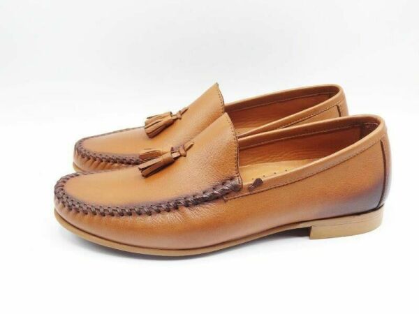 King Shoes Yazlık Erkek Ayakkabı AU542 Taba