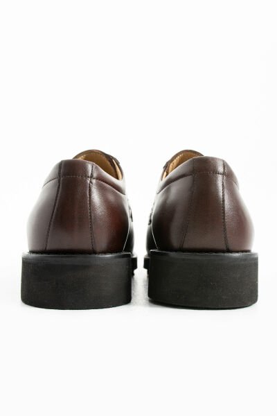 Güvener Bağcıklı Kahverengi Klasik Erkek Ayakkabı