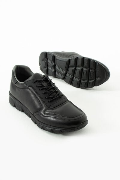 Libero Siyah Deri Rahat Ayakkabı