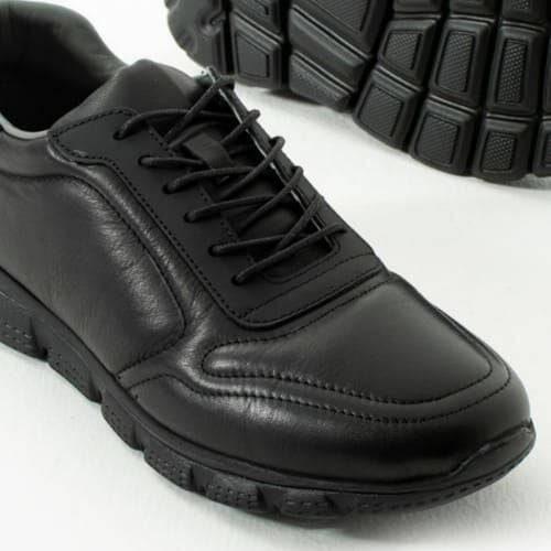 Libero Siyah Deri Rahat Ayakkabı