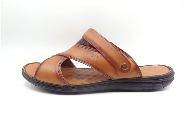 Büyük Numara Terlik  - Büyük No Sandalet TRD175 Taba