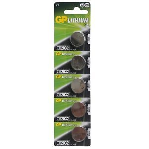 GP CR2032 (DL2032) PARA PİL 3V (1 kart 5 adet)