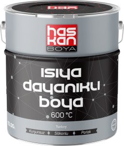 ISIYA DAYANIKLI BOYA 600 DERECE 10 LT SIYAH