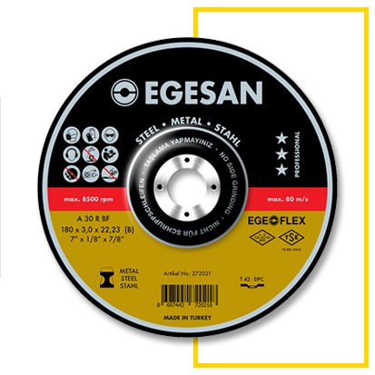 EGESAN Metal Kesme Taşı 180*3