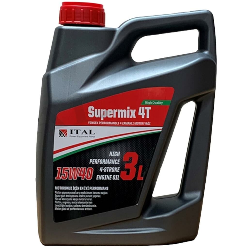 Ital Motor Yağı Süpermix 4 Zamanlı 3 Litre (15/40)