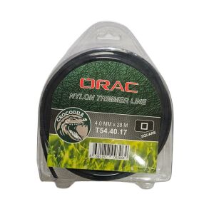 Orac 4.00 mm 28 mt.Kare Siyah Tırpan Misinası