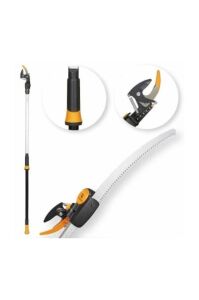 Fiskars 115017 Upx86 Testereli PowergearX Teleskopik Yüksek Dal Budama Makası