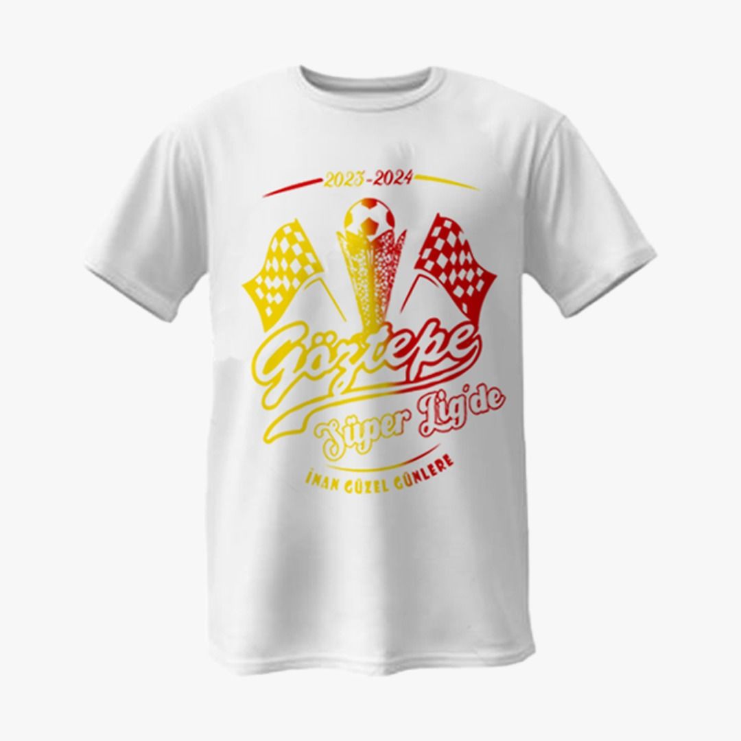 Göztepe Şampiyonluk Beyaz T-shirt