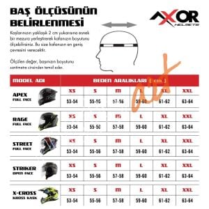 Axor Brutale Kryptic Kask Black Blue - Pinlock Dahil