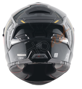 Axor Brutale Kryptic Kask Black Yellow - Pinlock Dahil