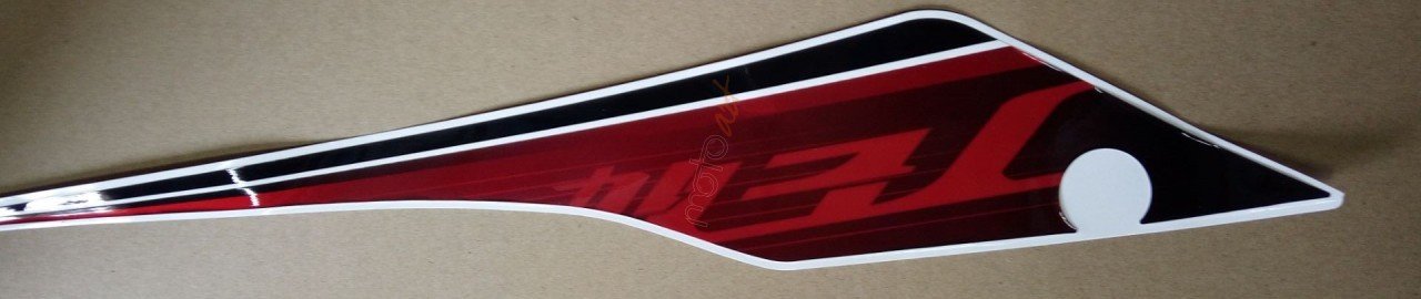 R  side cover stripe RED