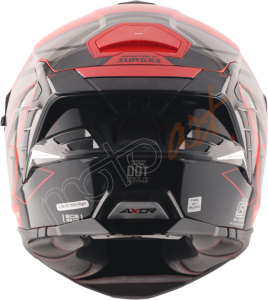 Axor Brutale Surges Kask Black Red - Pinlock Dahil