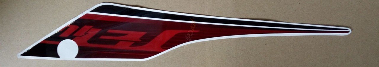 L  side cover stripe RED