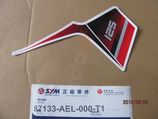 SYM FR. COVER R. STRIPE (CROX 125 )