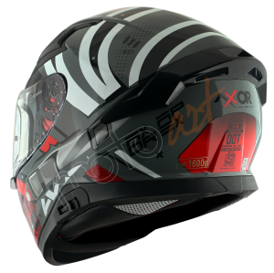 Axor Apex HEX-2 Kask Cool Grey Red Mat