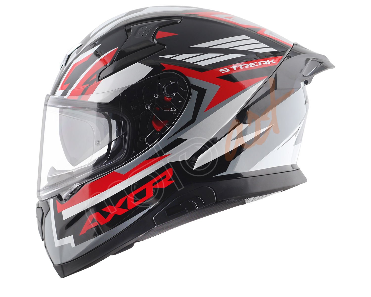 Axor Apex Streak Kask Black Red
