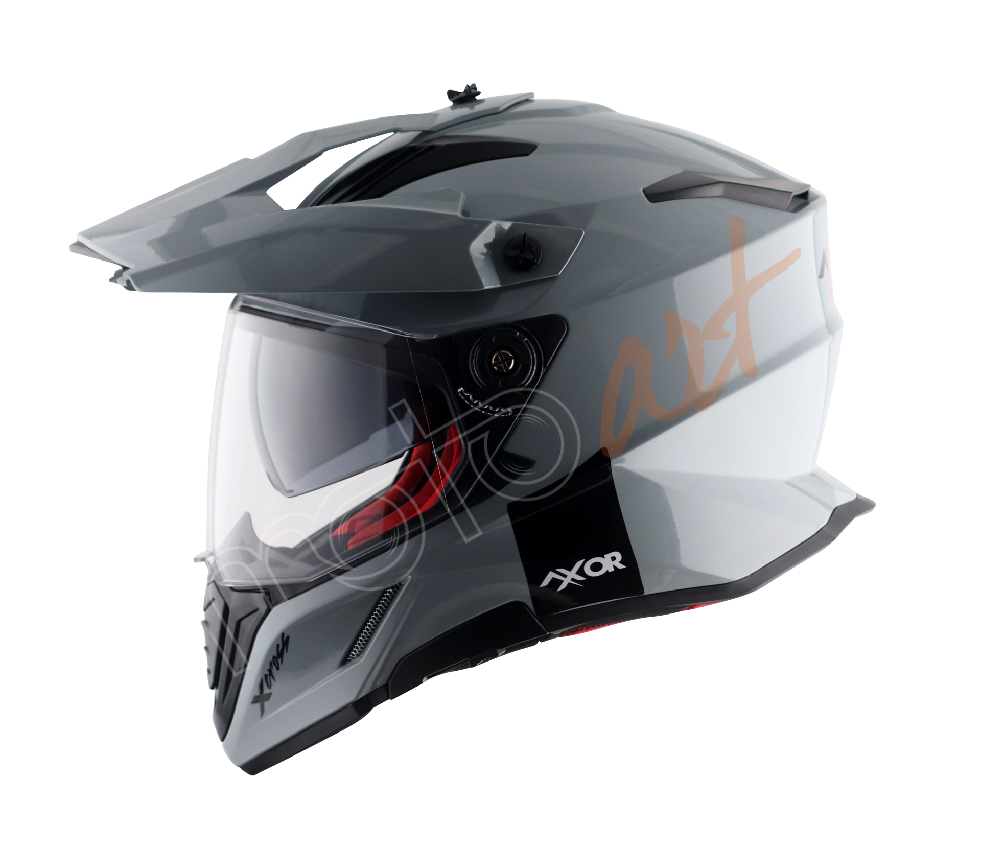 AXOR X-Cross Dual Vizor SC Kask Nardo Grey Gloss