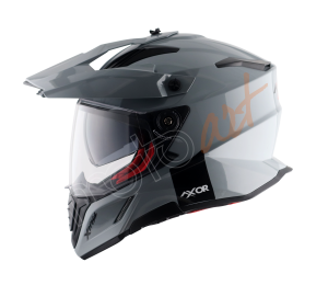 AXOR X-Cross Dual Vizor SC Kask Nardo Grey Gloss