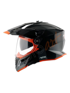 AXOR X-Cross Dual Vizor SC Kask Black Red