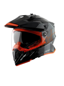 AXOR X-Cross Dual Vizor SC Kask Black Red