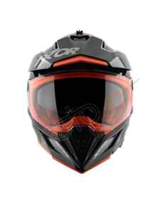 AXOR X-Cross Dual Vizor SC Kask Black Red