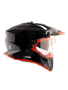 AXOR X-Cross Dual Vizor SC Kask Black Red