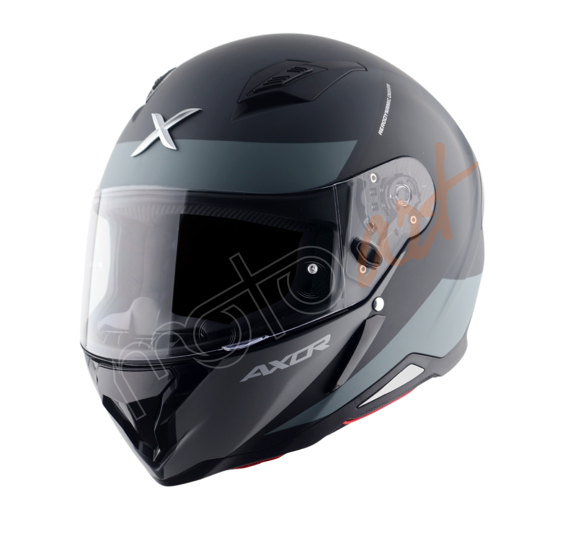 Axor Hunter Turbo Kask Black Grey Mat