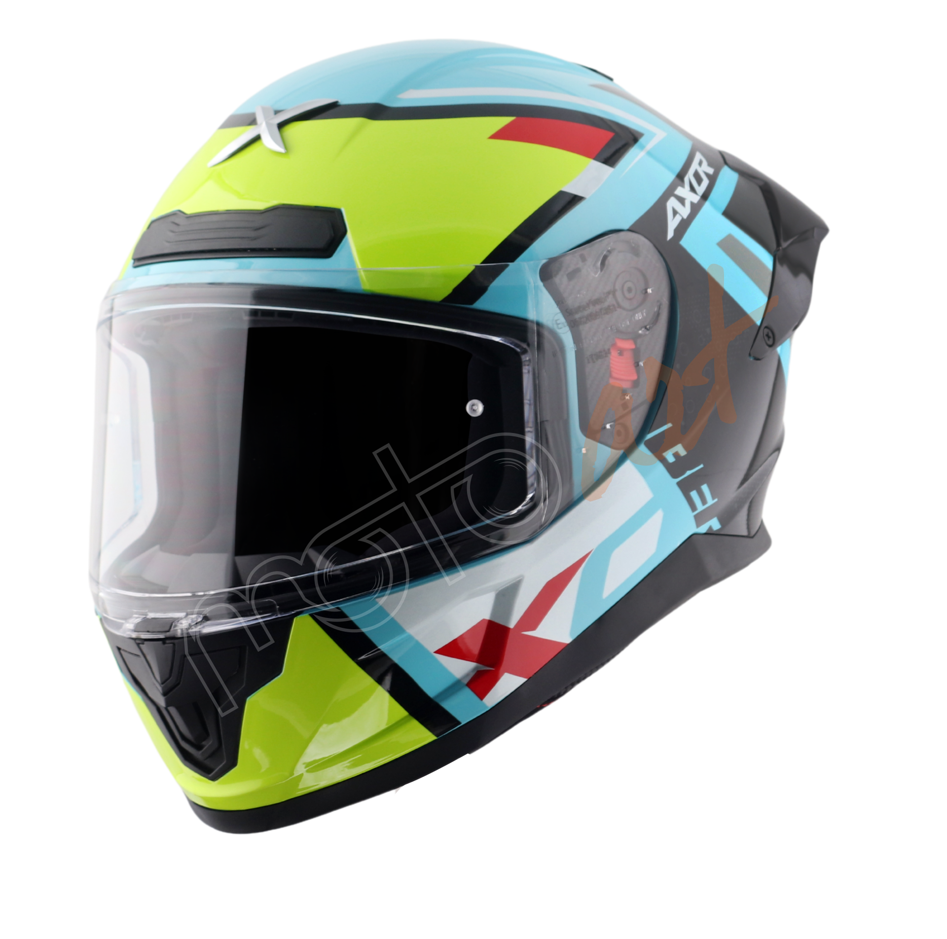 Axor Saber X Sports Kask Black Neon Yellow
