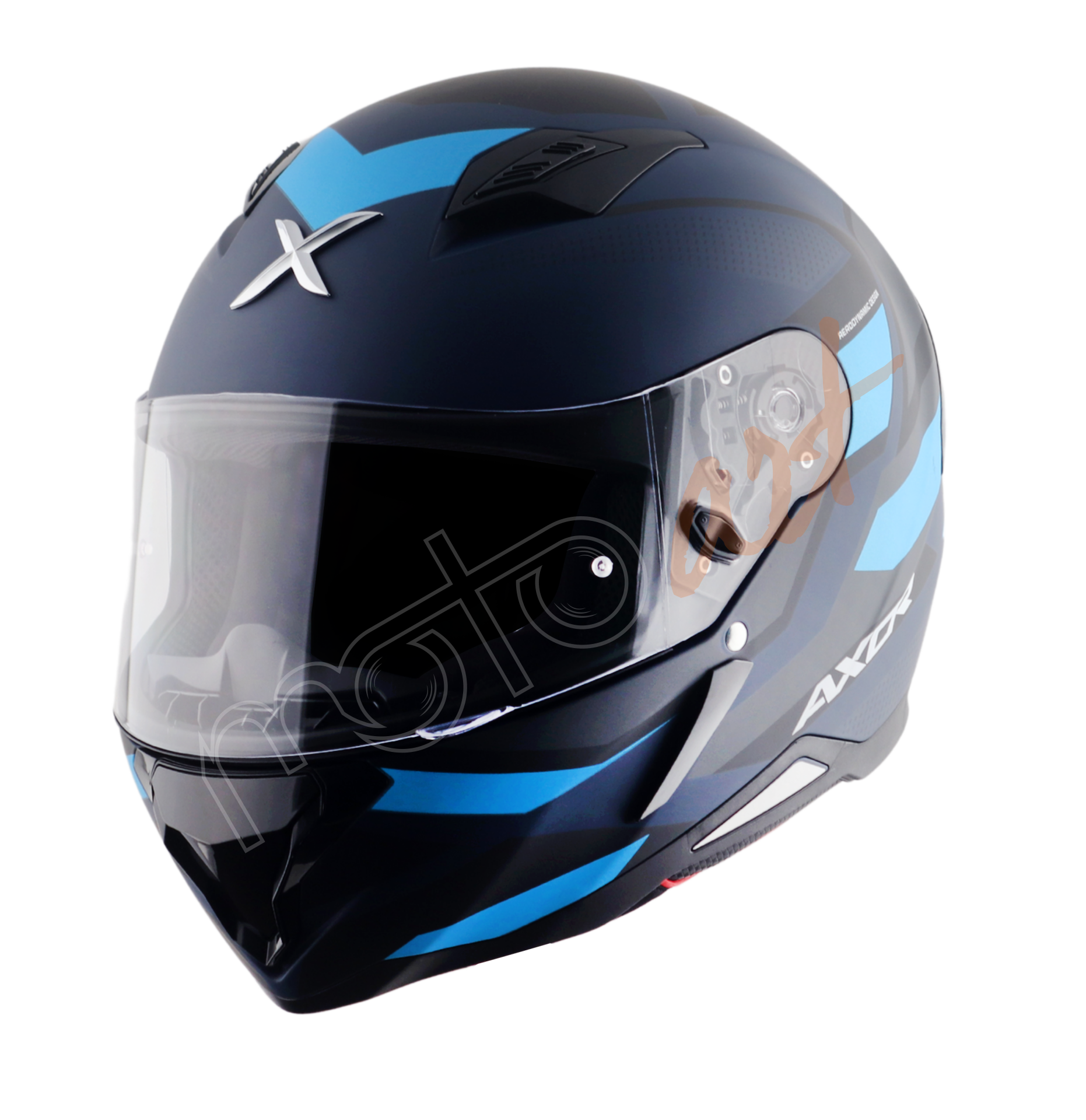 Axor Hunter Cornet Kask Black Blue Mat